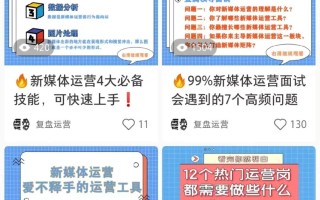 新媒体运营的工作内容都有哪些？看这一篇就够了！